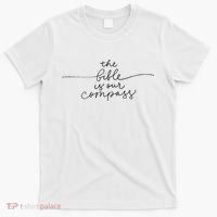 The Bible Is Our Compass Christianity Faith T-Shirt thumb 0