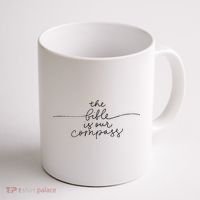 The Bible Is Our Compass Christianity Faith Coffee Mug thumb 1