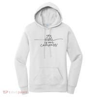 The Bible Is Our Compass Christianity Faith Women's Hoodie thumb 0