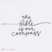 The Bible Is Our Compass Christianity Faith Women's Hoodie thumb 2