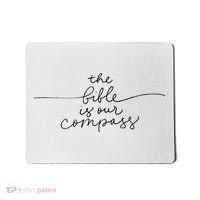 The Bible Is Our Compass Christianity Faith Mousepad thumb 0