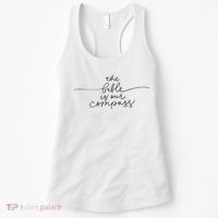 The Bible Is Our Compass Christianity Faith Women's Tank Top thumb 0