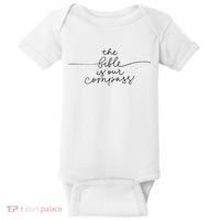 The Bible Is Our Compass Christianity Faith Baby Bodysuit thumb 0