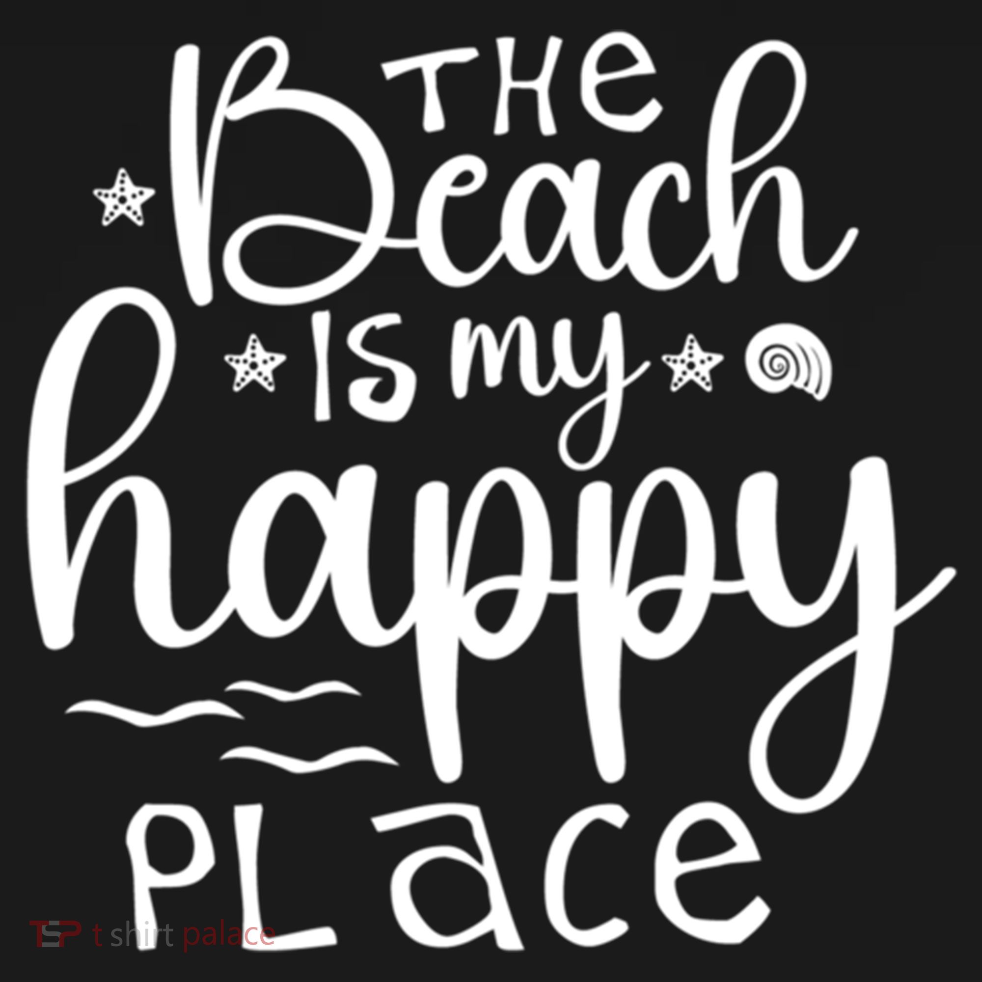 The Beach Is My Happy Place Great Gift Women's Hoodie