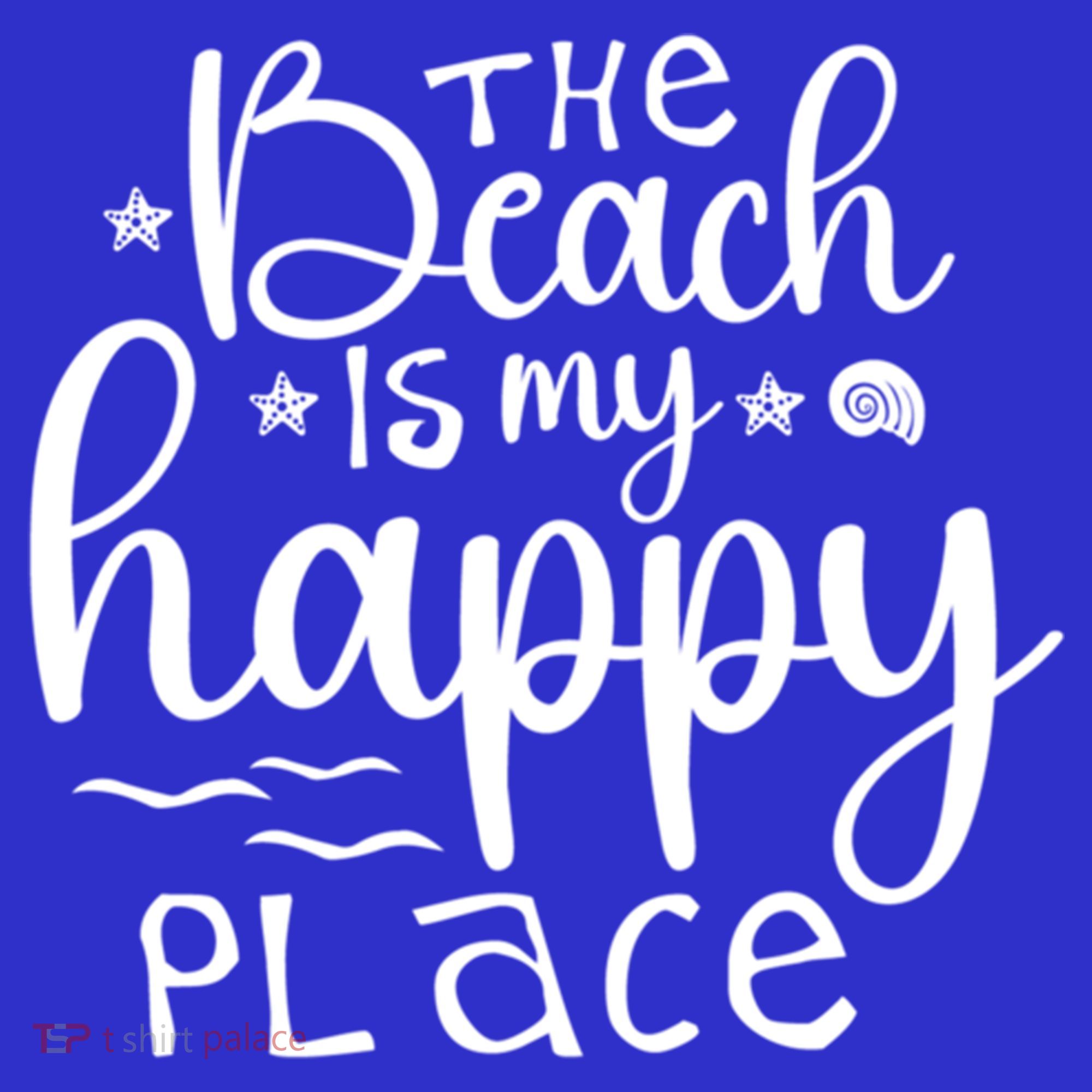 The Beach Is My Happy Place Great Gift T-Shirt