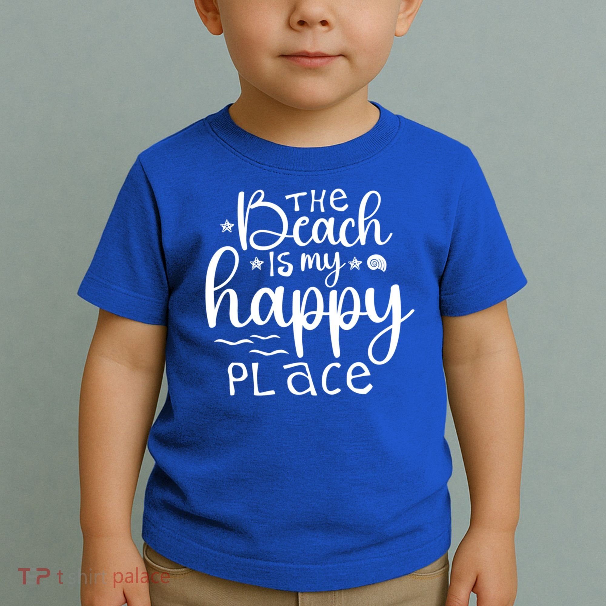 The Beach Is My Happy Place Great Gift Toddler T-Shirt