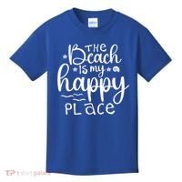 The Beach Is My Happy Place Great Gift Kids T-Shirt thumb 0