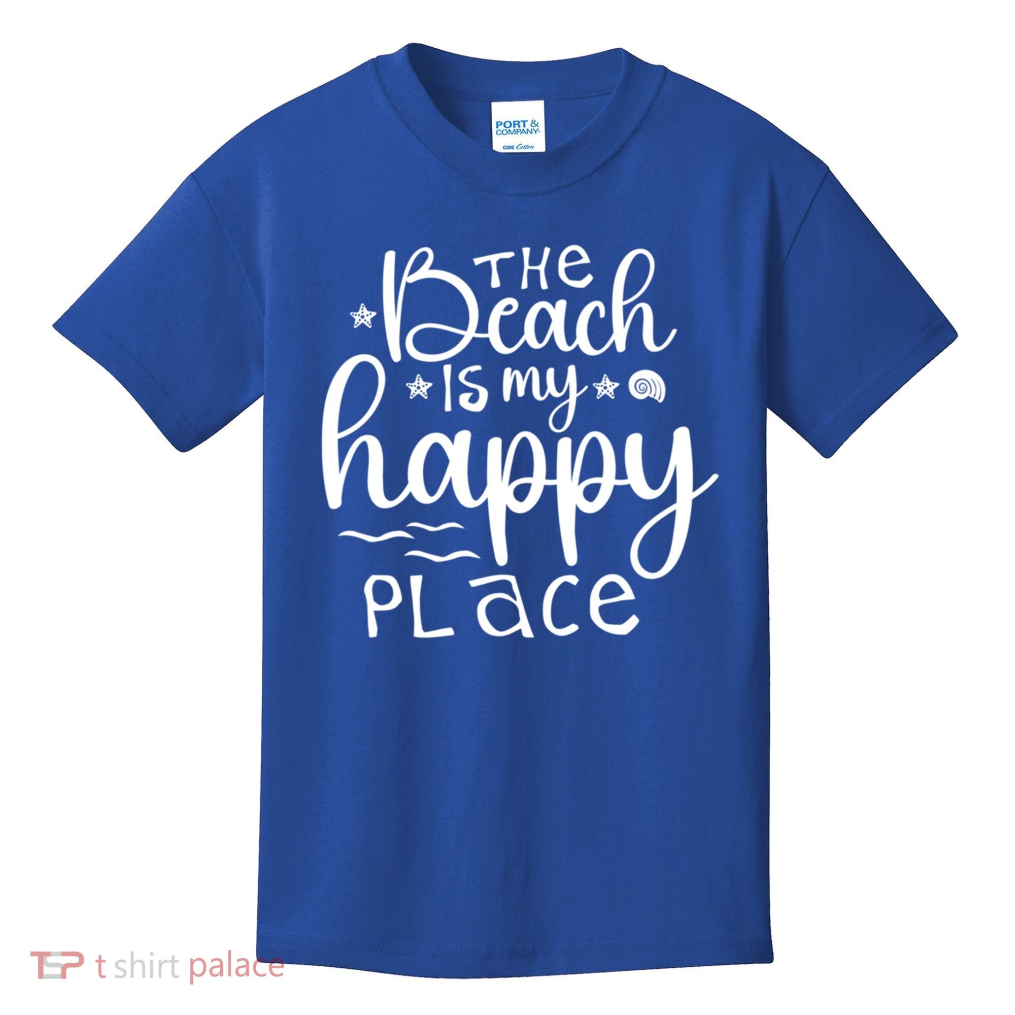 The Beach Is My Happy Place Great Gift Kids T-Shirt