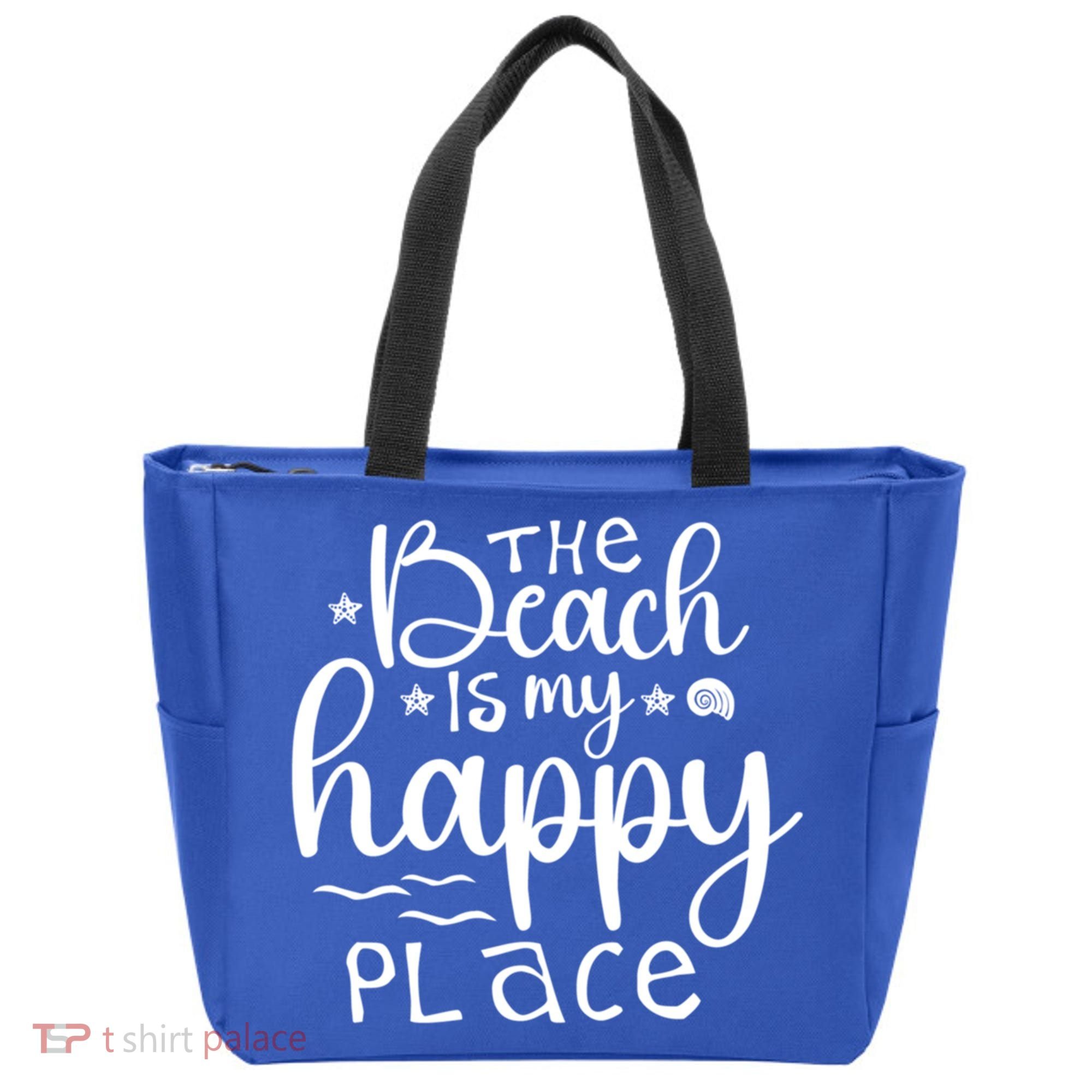The Beach Is My Happy Place Great Gift Tote Bag