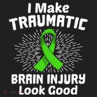 Traumatic Brain Injury Awareness Month Tbi Warrior Meaningful Gift Beanie thumb 2
