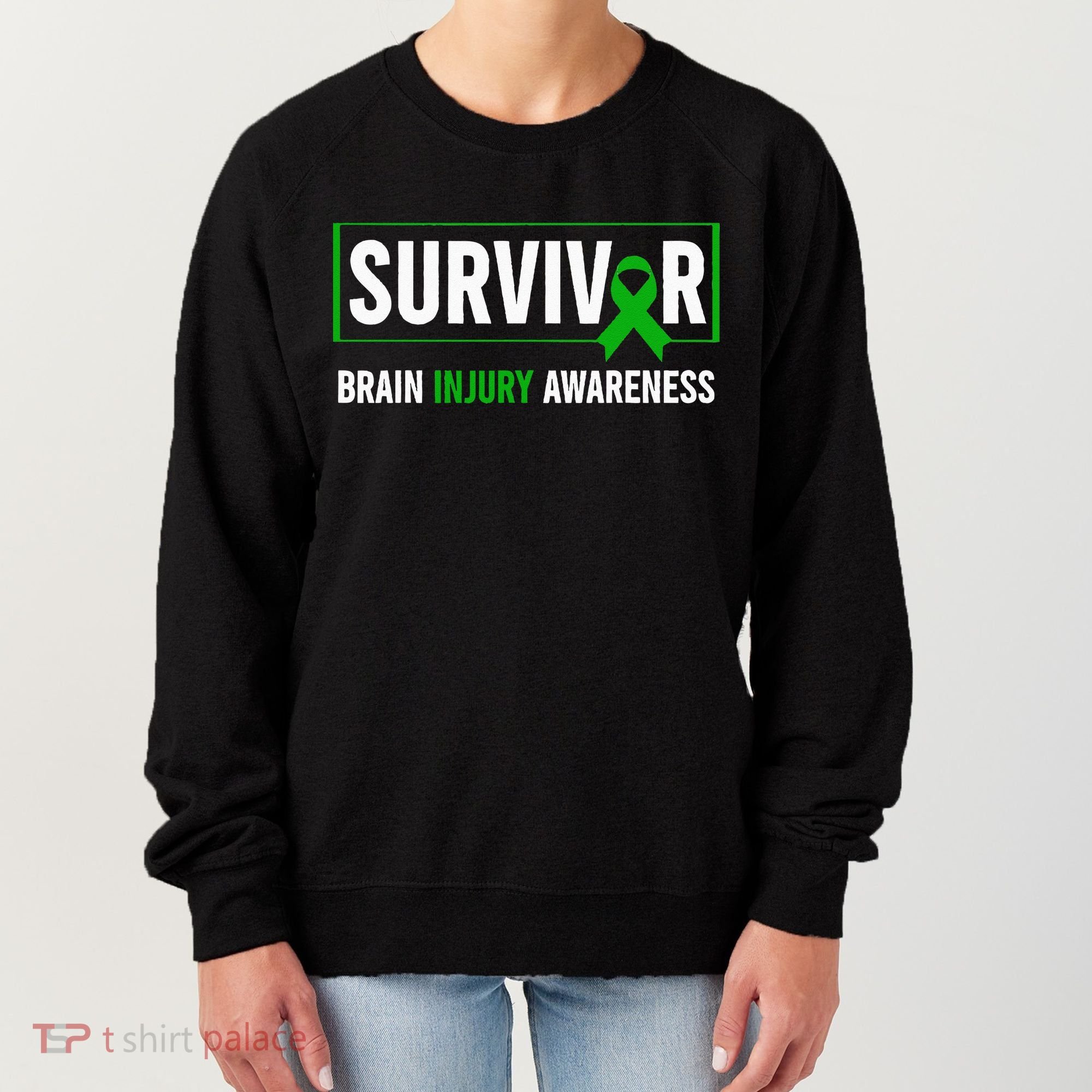 Traumatic Brain Injury Awareness Brain Injury Survivor Women's Sweatshirt