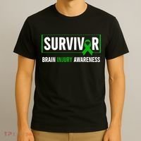 Traumatic Brain Injury Awareness Brain Injury Survivor T-Shirt thumb 3
