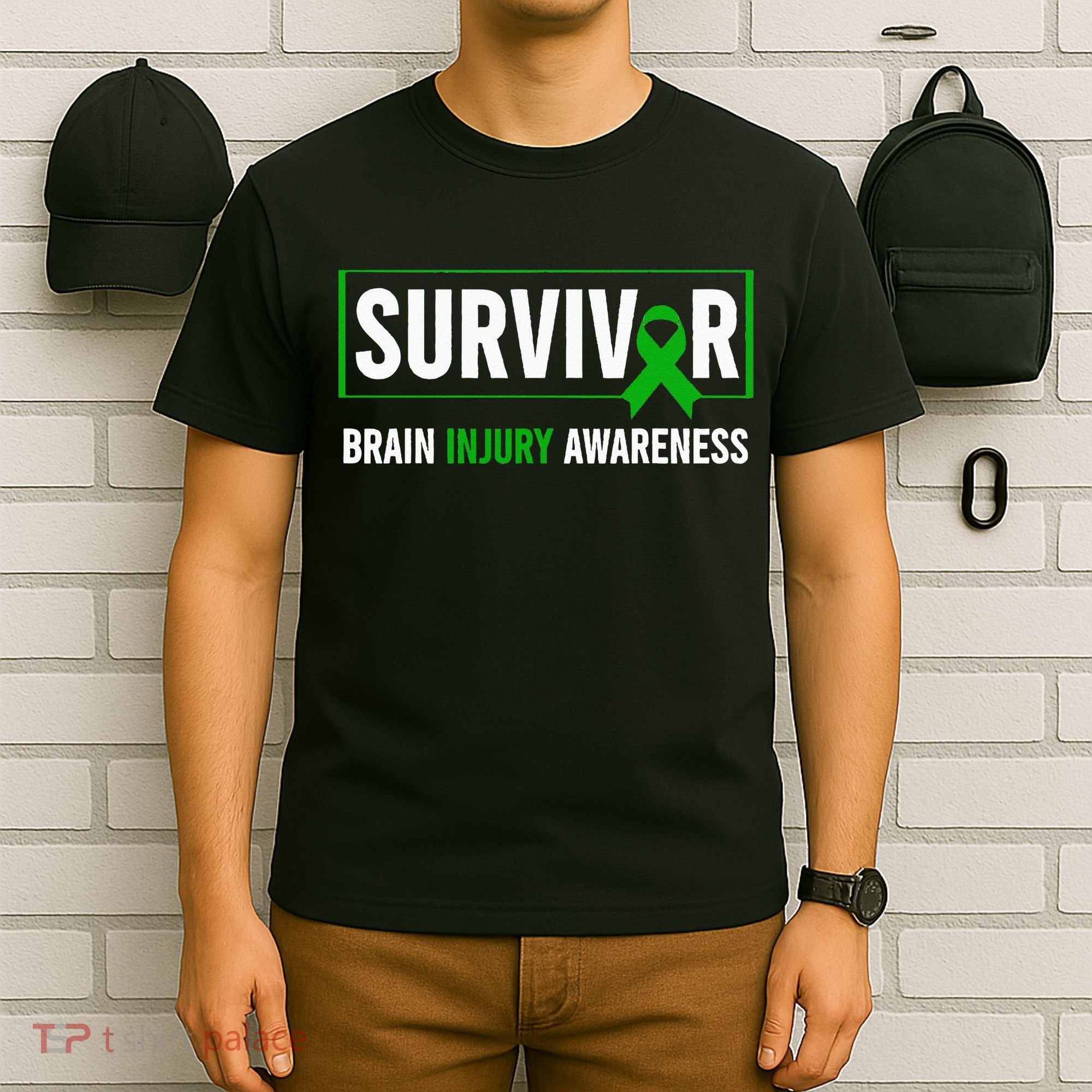 Traumatic Brain Injury Awareness Brain Injury Survivor T-Shirt