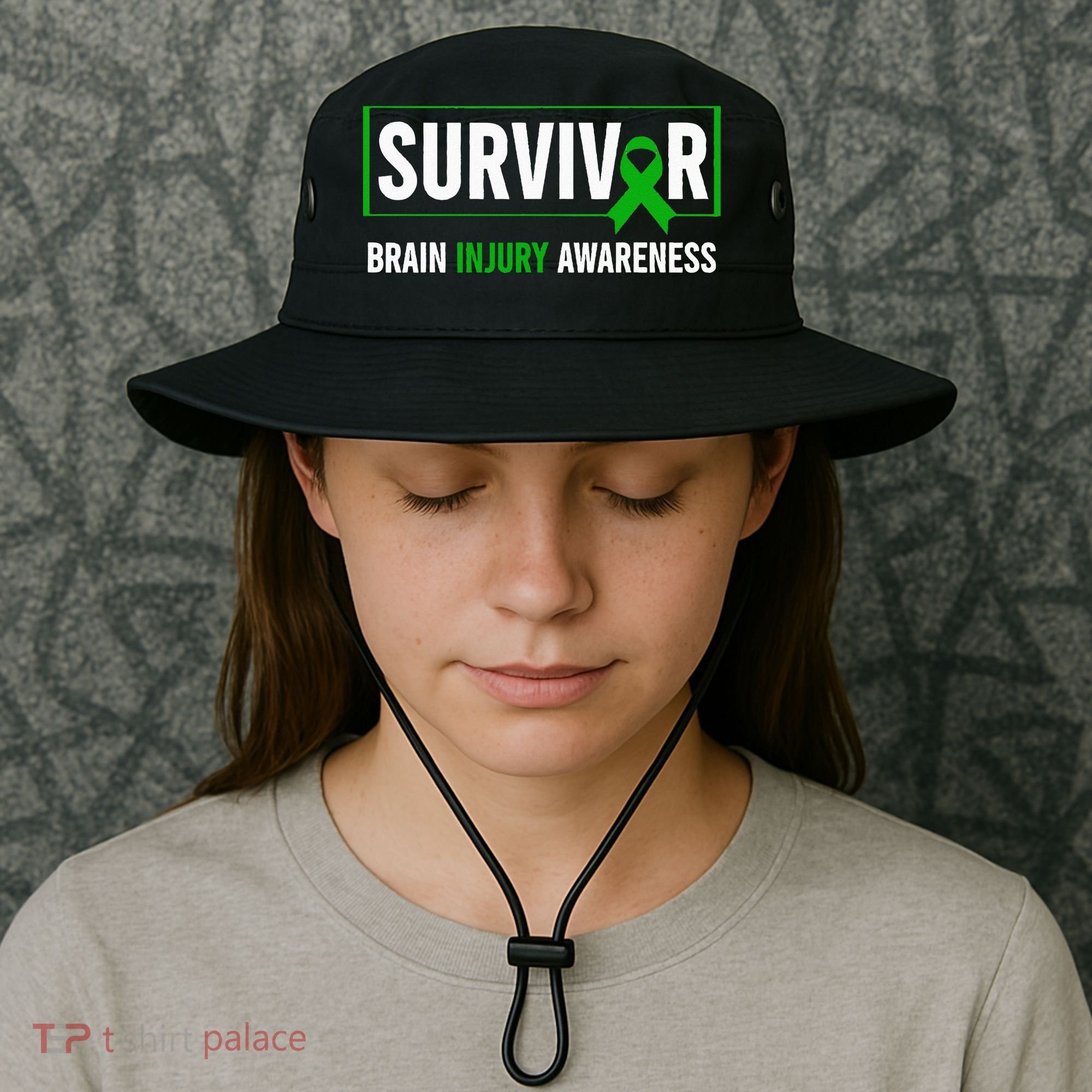 Traumatic Brain Injury Awareness Brain Injury Survivor Bucket Hat