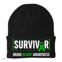 Traumatic Brain Injury Awareness Brain Injury Survivor Beanie thumb 0