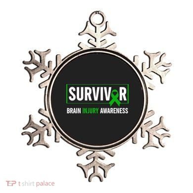 Traumatic Brain Injury Awareness Brain Injury Survivor Ornament