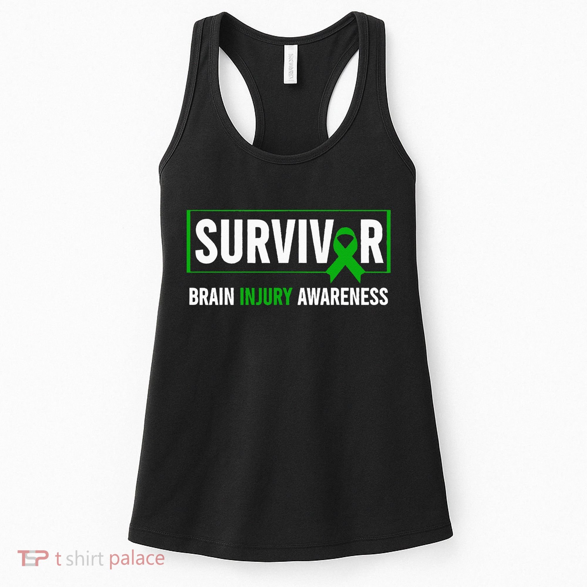 Traumatic Brain Injury Awareness Brain Injury Survivor Women's Tank Top