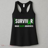 Traumatic Brain Injury Awareness Brain Injury Survivor Women's Tank Top thumb 3