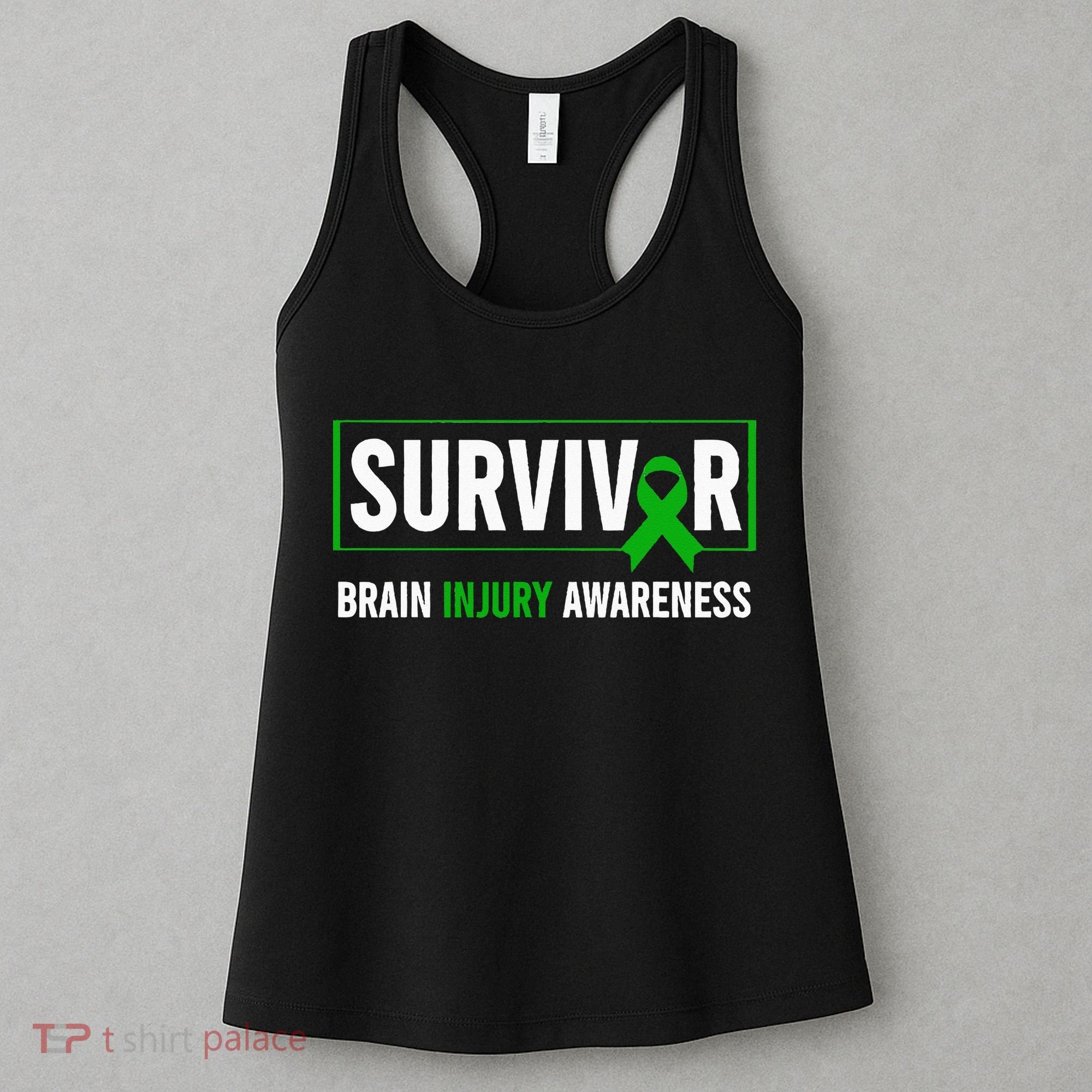 Traumatic Brain Injury Awareness Brain Injury Survivor Women's Tank Top