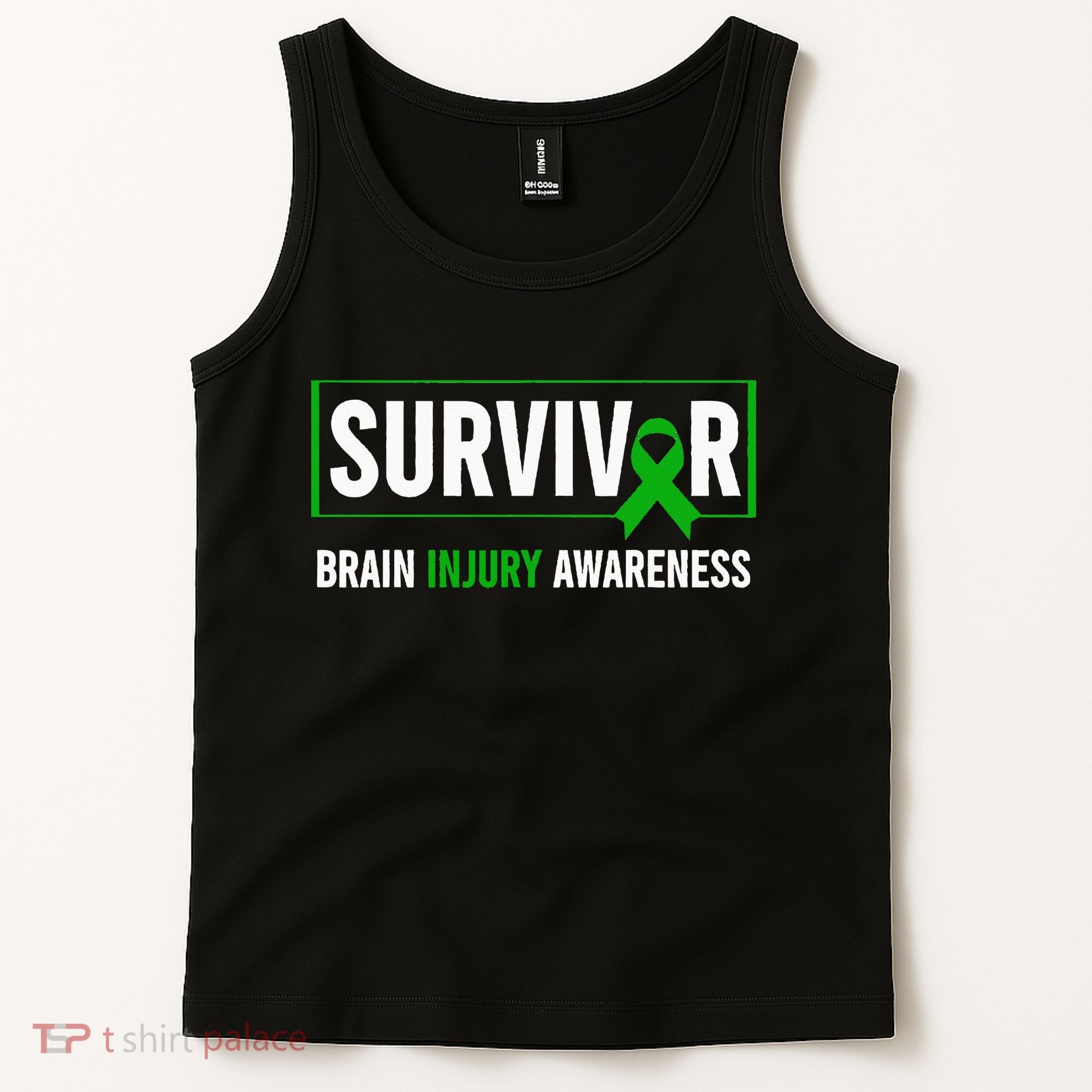 Traumatic Brain Injury Awareness Brain Injury Survivor Tank Top