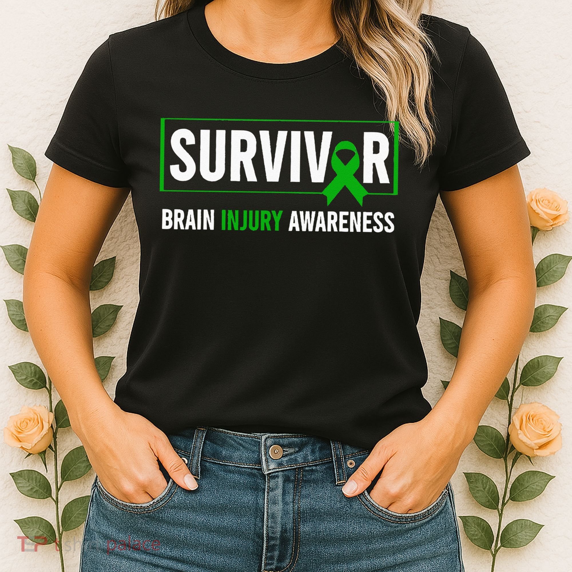 Traumatic Brain Injury Awareness Brain Injury Survivor Women's T-Shirt