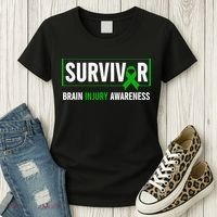 Traumatic Brain Injury Awareness Brain Injury Survivor Women's T-Shirt thumb 3