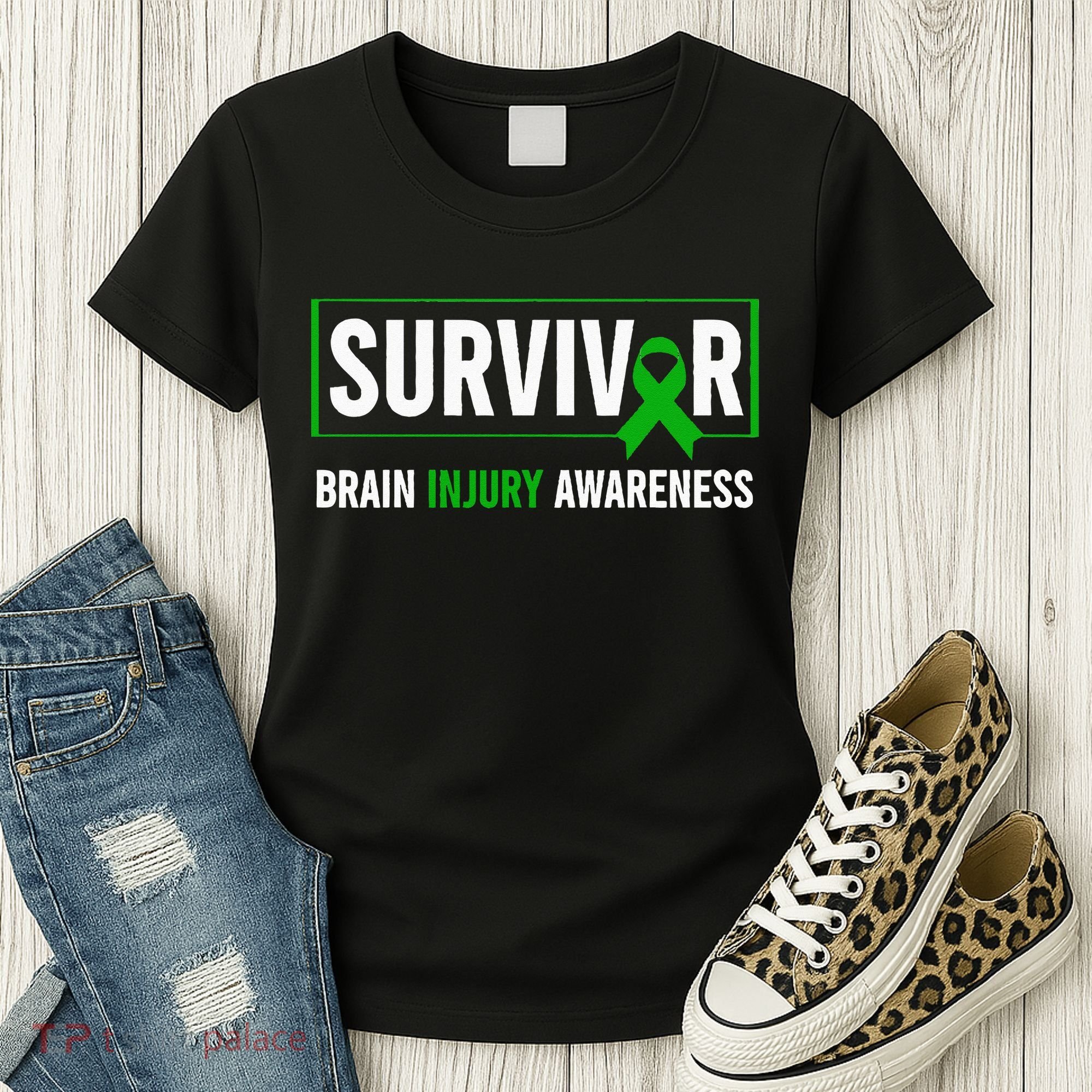 Traumatic Brain Injury Awareness Brain Injury Survivor Women's T-Shirt