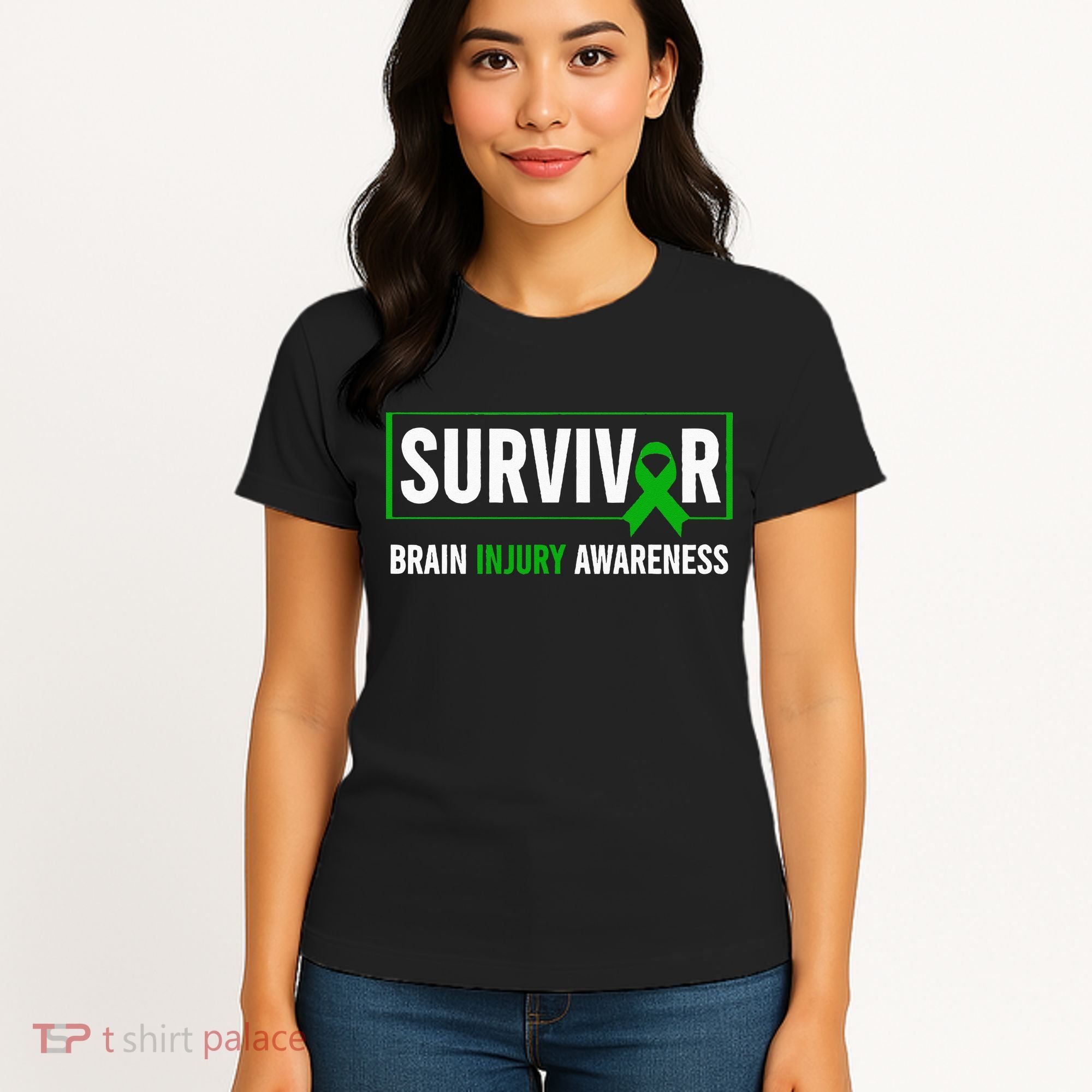 Traumatic Brain Injury Awareness Brain Injury Survivor Women's T-Shirt
