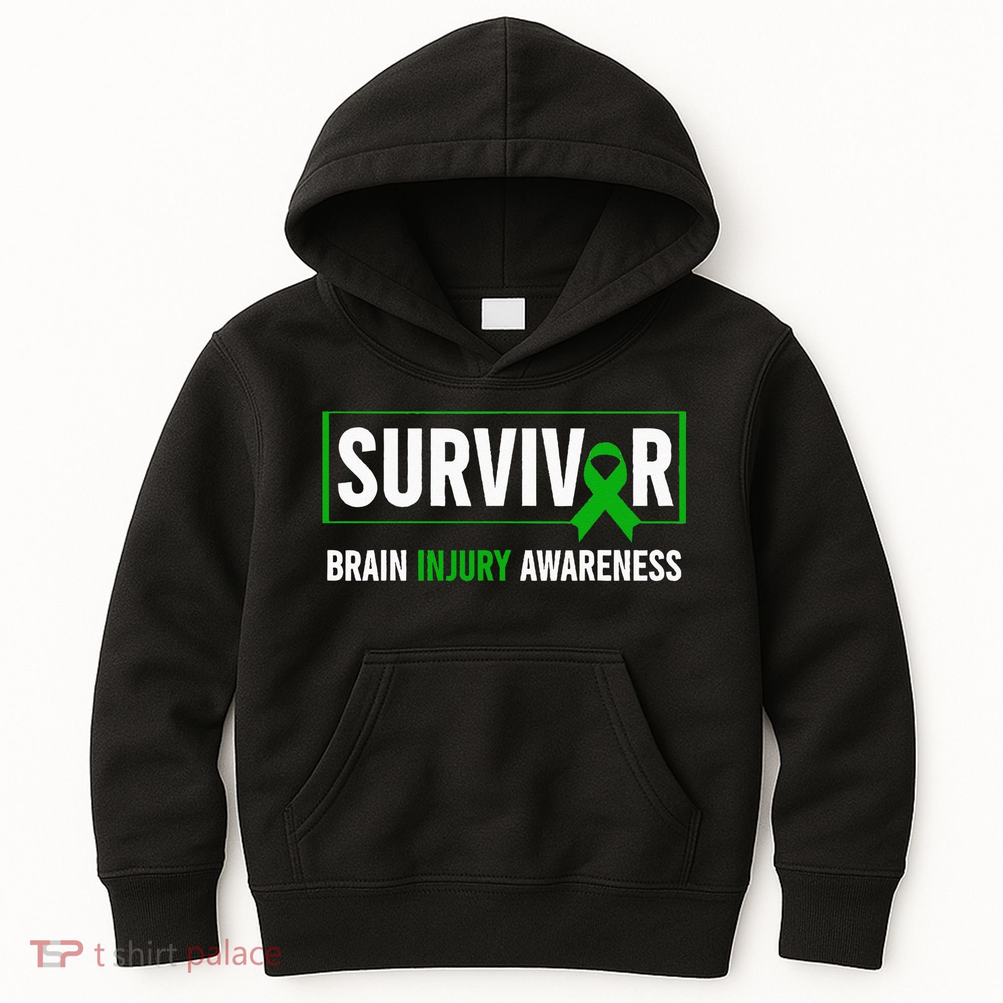 Traumatic Brain Injury Awareness Brain Injury Survivor Kids Hoodie
