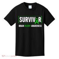 Traumatic Brain Injury Awareness Brain Injury Survivor Kids T-Shirt thumb 0