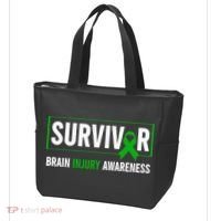 Traumatic Brain Injury Awareness Brain Injury Survivor Tote Bag thumb 3