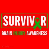 Traumatic Brain Injury Awareness Brain Injury Survivor Santa Hat thumb 1