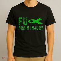 Traumatic Brain Injury Awareness Fu Traumatic Brain Injury T-Shirt thumb 3