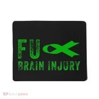 Traumatic Brain Injury Awareness Fu Traumatic Brain Injury Mousepad thumb 0