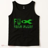 Traumatic Brain Injury Awareness Fu Traumatic Brain Injury Tank Top thumb 2