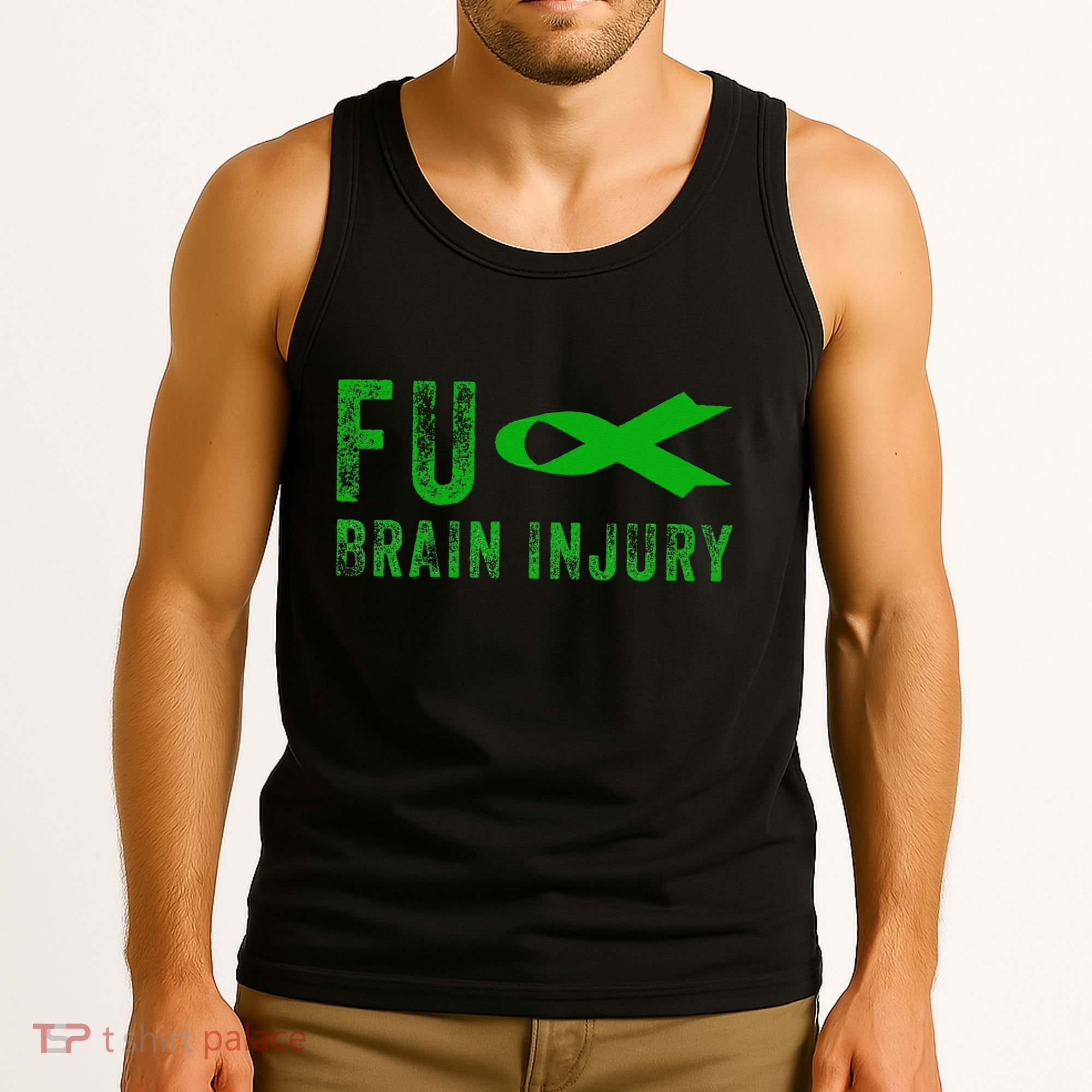 Traumatic Brain Injury Awareness Fu Traumatic Brain Injury Tank Top