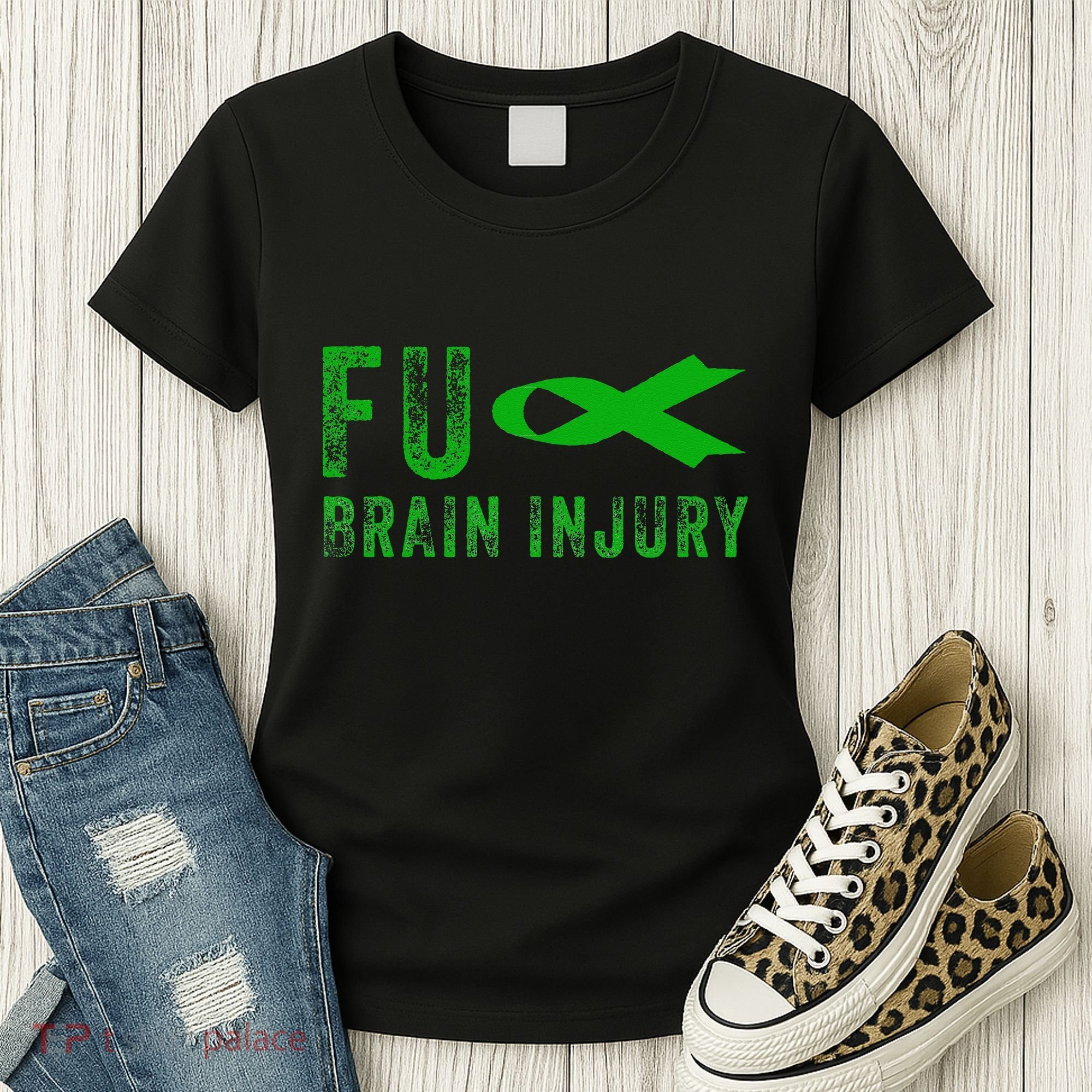 Traumatic Brain Injury Awareness Fu Traumatic Brain Injury Women's T-Shirt