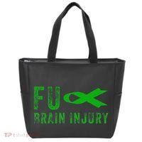 Traumatic Brain Injury Awareness Fu Traumatic Brain Injury Tote Bag thumb 0