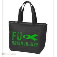 Traumatic Brain Injury Awareness Fu Traumatic Brain Injury Tote Bag thumb 3