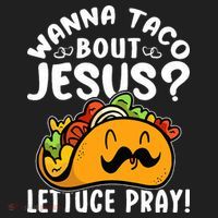 Taco Bout Jesus Lettuce Pray Taco Lover Viva México Beanie thumb 2