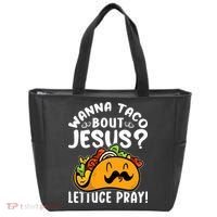 Taco Bout Jesus Lettuce Pray Taco Lover Viva México Tote Bag thumb 0