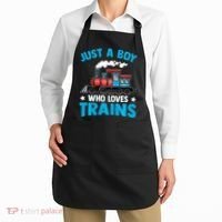 Train Birthday Just a who loves Trains Apron thumb 2
