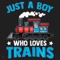 Train Birthday Just a who loves Trains Beanie thumb 2
