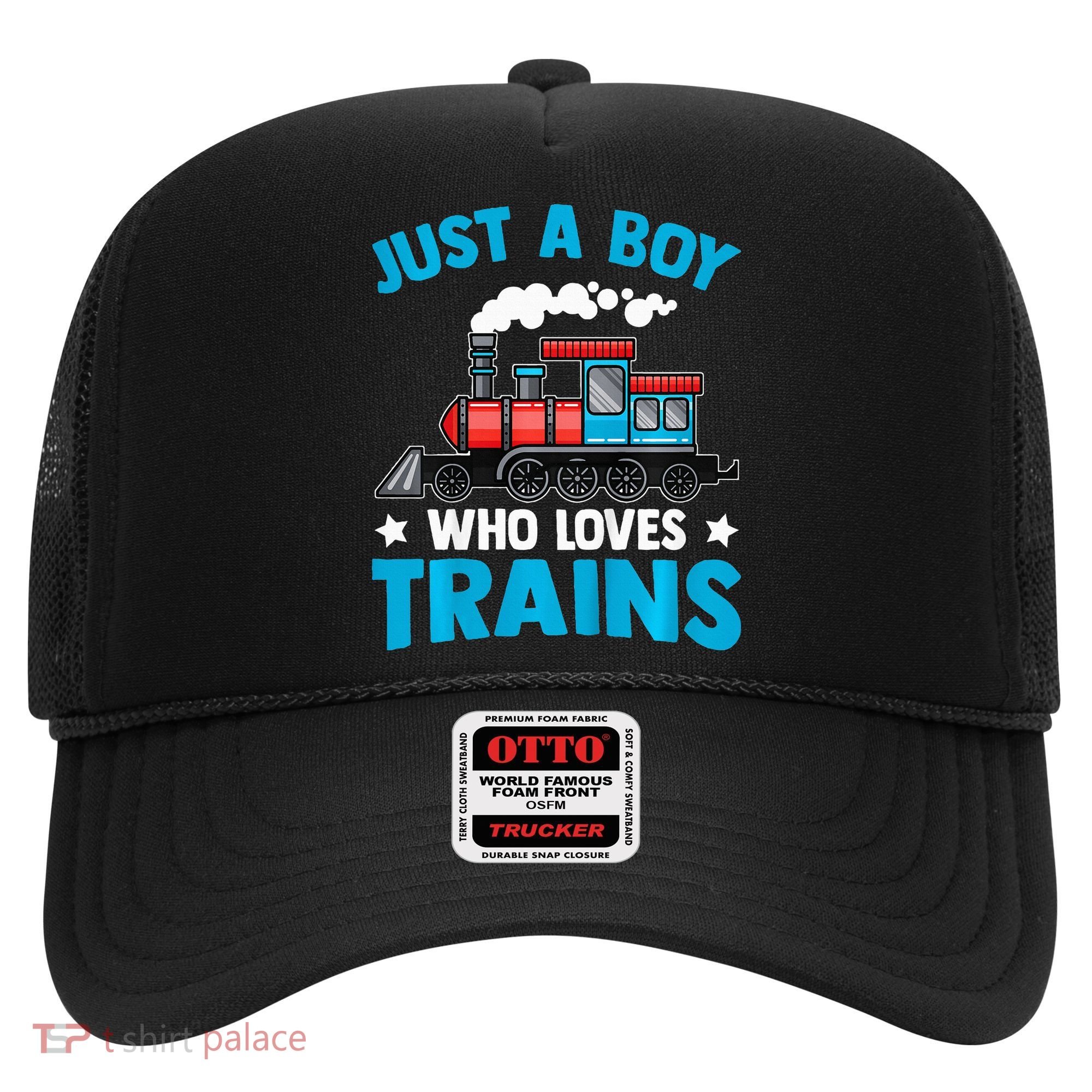 Train Birthday Just a who loves Trains Hat