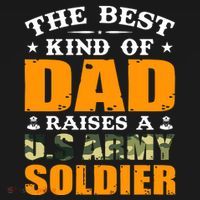 The Best Kind Of Dad Raised A U.S Army Soldier Women's Hoodie thumb 2