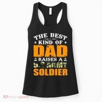 The Best Kind Of Dad Raised A U.S Army Soldier Women's Tank Top thumb 0