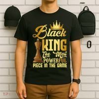 The Black King Is The Strongest Figure In The Game Chess T-Shirt thumb 6