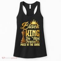 The Black King Is The Strongest Figure In The Game Chess Women's Tank Top thumb 0