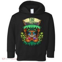 Tiki Bartender Kahuna Tropical Drinks Cocktails Luao Party Toddler Hoodie thumb 0