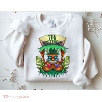 Tiki Bartender Kahuna Tropical Drinks Cocktails Luao Party Sweatshirt thumb 2
